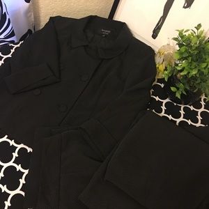 3 quarter length jacket, skirt, pants